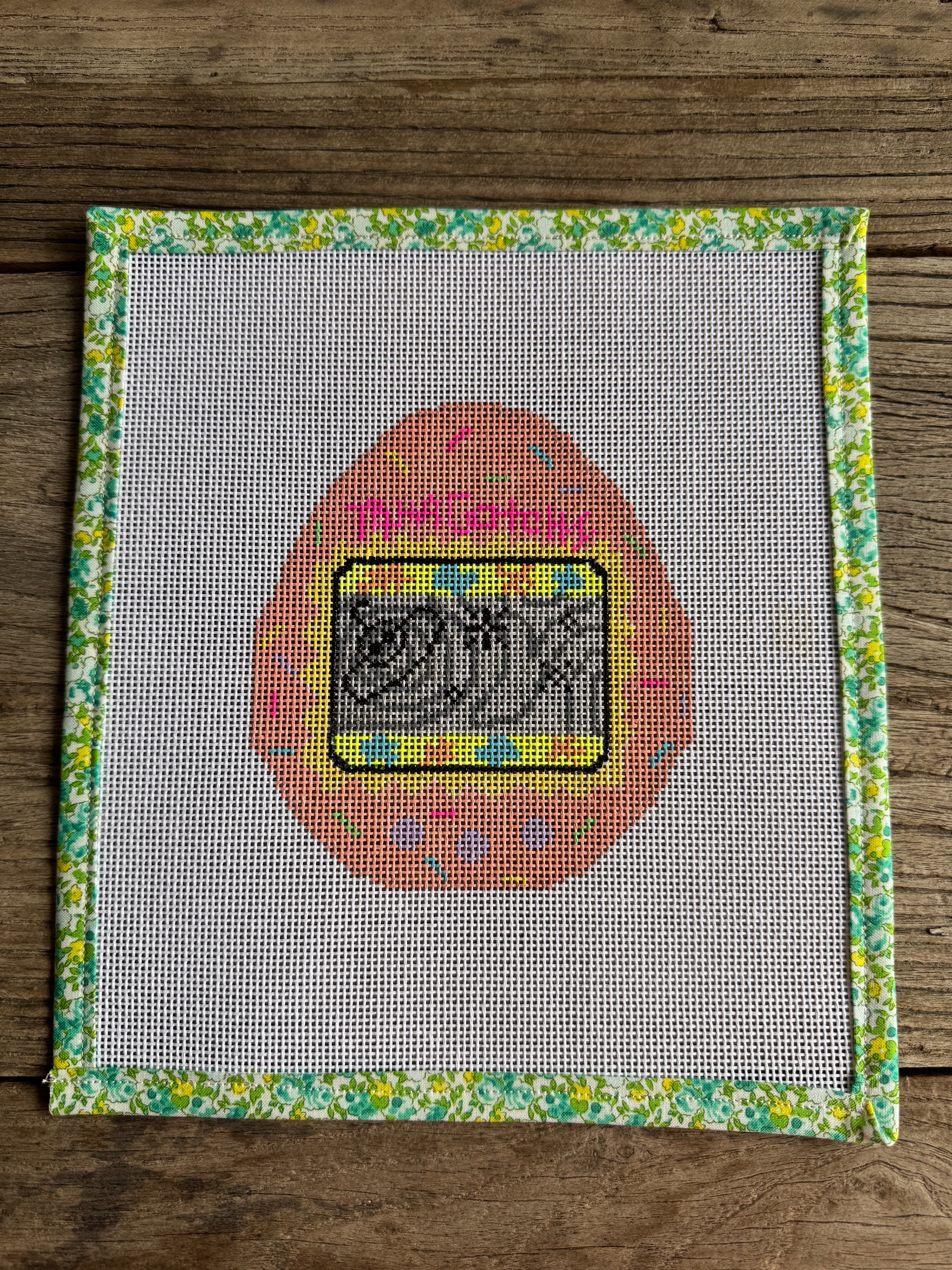 Tamagotchi needlepoint canvas